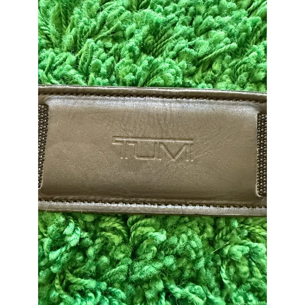 Tumi Crossbody Bag Unisex Medium Black Excellent Ballistic Nylon Travel Mess
